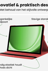BASEY. BASEY. Samsung Galaxy Tab A9 2023 Hoes Draaibaar - Rood