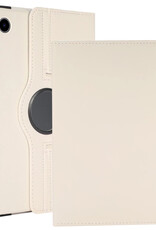 BASEY. BASEY. Samsung Galaxy Tab A9 2023 Hoes Draaibaar - Wit