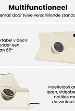 BASEY. BASEY. Samsung Galaxy Tab A9 2023 Hoes Draaibaar - Wit