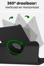 BASEY. BASEY. Samsung Galaxy Tab A9 2023 Hoes Draaibaar - Zwart