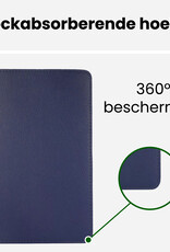 BASEY. BASEY. Samsung Galaxy Tab A9 2023 Hoes Draaibaar Met Screenprotector - Donkerblauw