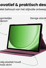 BASEY. BASEY. Samsung Galaxy Tab A9 2023 Hoes Draaibaar Met Screenprotector - Paars