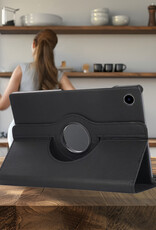 BASEY. BASEY. Samsung Galaxy Tab A9 2023 Hoes Draaibaar Met Screenprotector - Zwart