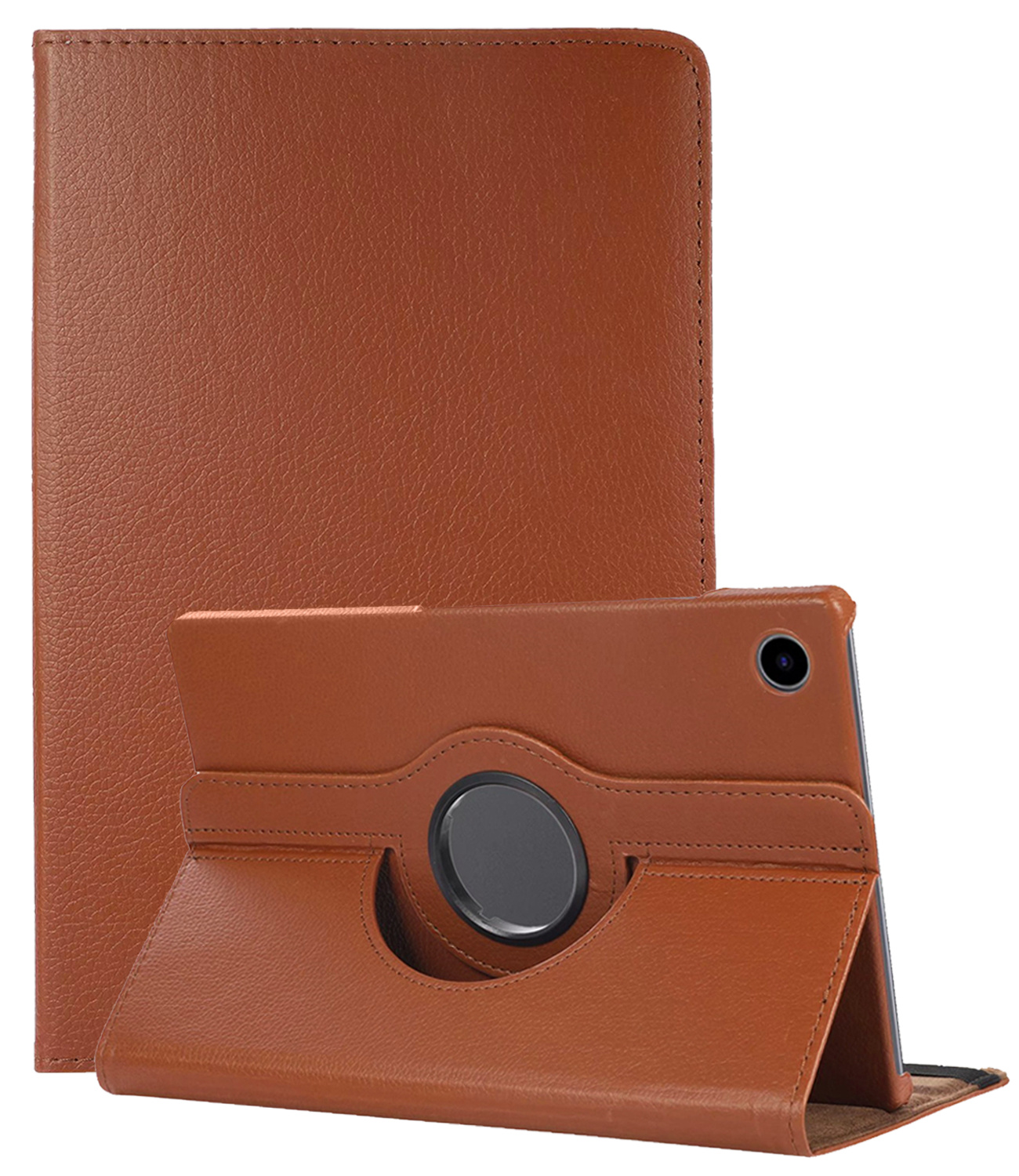 NoXx NoXx Samsung Galaxy Tab A9 2023 Hoes Draaibaar - Bruin