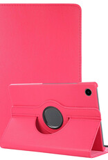 NoXx NoXx Samsung Galaxy Tab A9 2023 Hoes Draaibaar - Donkerroze