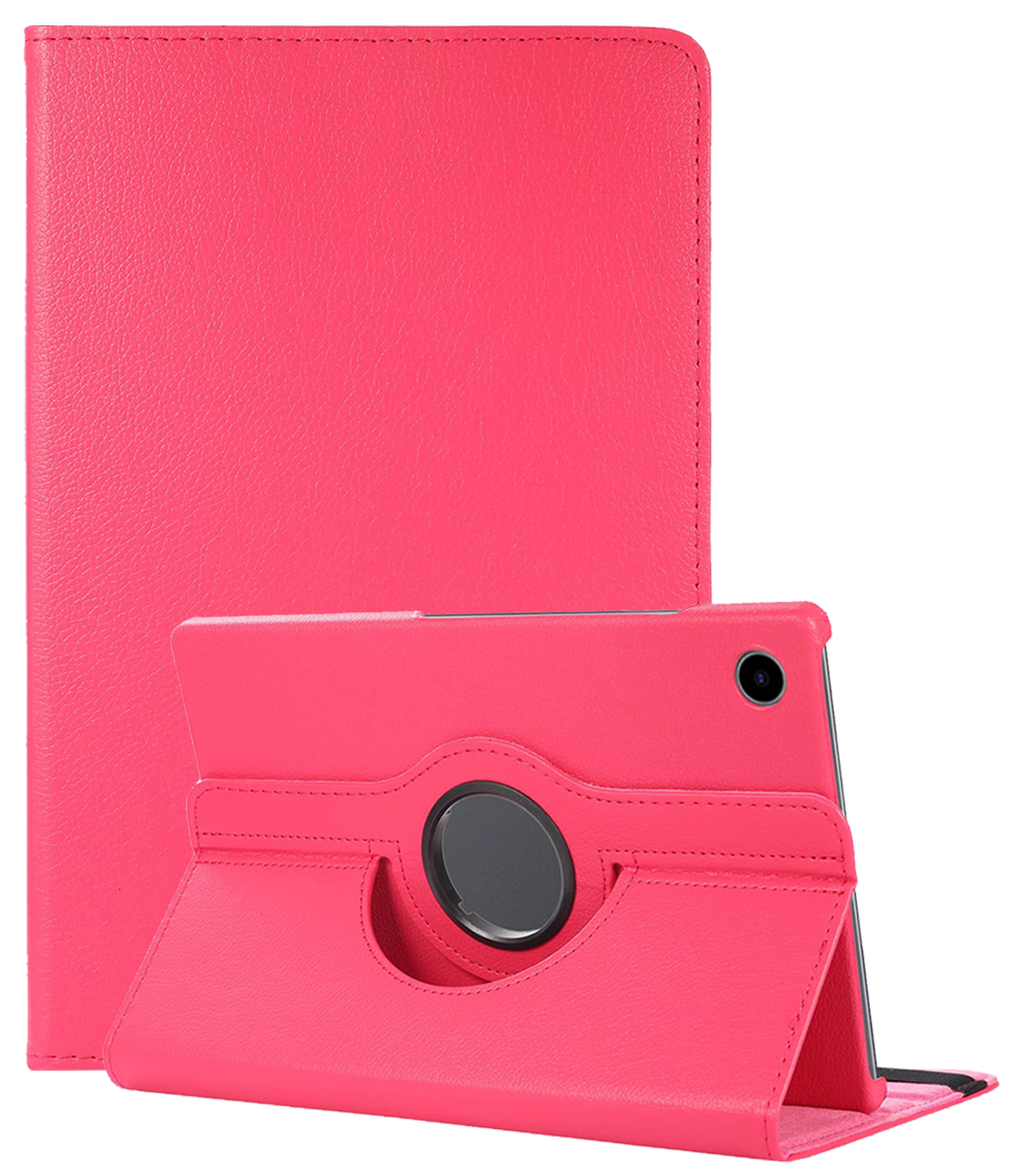 NoXx NoXx Samsung Galaxy Tab A9 2023 Hoes Draaibaar - Donkerroze