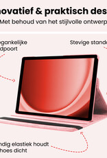 NoXx NoXx Samsung Galaxy Tab A9 2023 Hoes Draaibaar - Lichtroze