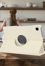 NoXx NoXx Samsung Galaxy Tab A9 2023 Hoes Draaibaar - Wit