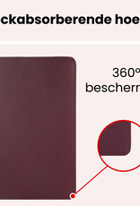 NoXx NoXx Samsung Galaxy Tab A9 2023 Hoes Draaibaar Met Screenprotector - Paars