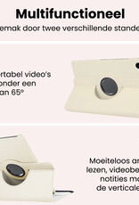 NoXx NoXx Samsung Galaxy Tab A9 2023 Hoes Draaibaar Met Screenprotector - Wit
