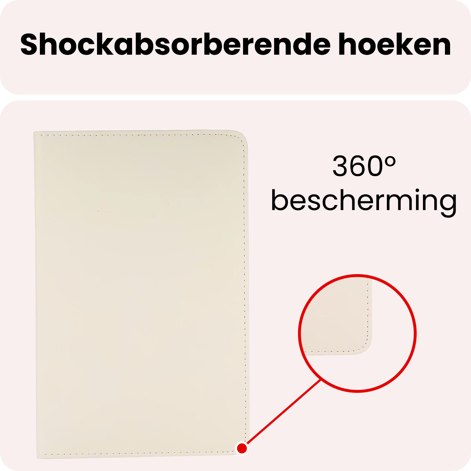 NoXx NoXx Samsung Galaxy Tab A9 2023 Hoes Draaibaar Met Screenprotector - Wit