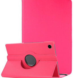 Nomfy Nomfy Samsung Galaxy Tab A9 2023 Hoes Draaibaar - Donkerroze