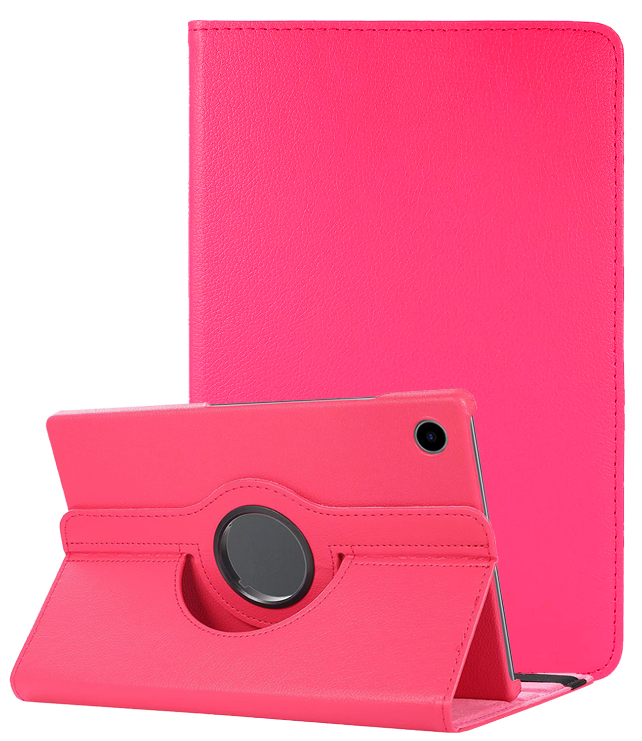 Nomfy Nomfy Samsung Galaxy Tab A9 2023 Hoes Draaibaar - Donkerroze