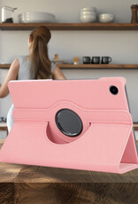 Nomfy Nomfy Samsung Galaxy Tab A9 2023 Hoes Draaibaar - Lichtroze