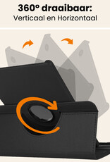 Nomfy Nomfy Samsung Galaxy Tab A9 2023 Hoes Draaibaar - Zwart