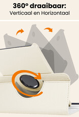 Nomfy Nomfy Samsung Galaxy Tab A9 2023 Hoes Draaibaar Met Screenprotector - Wit