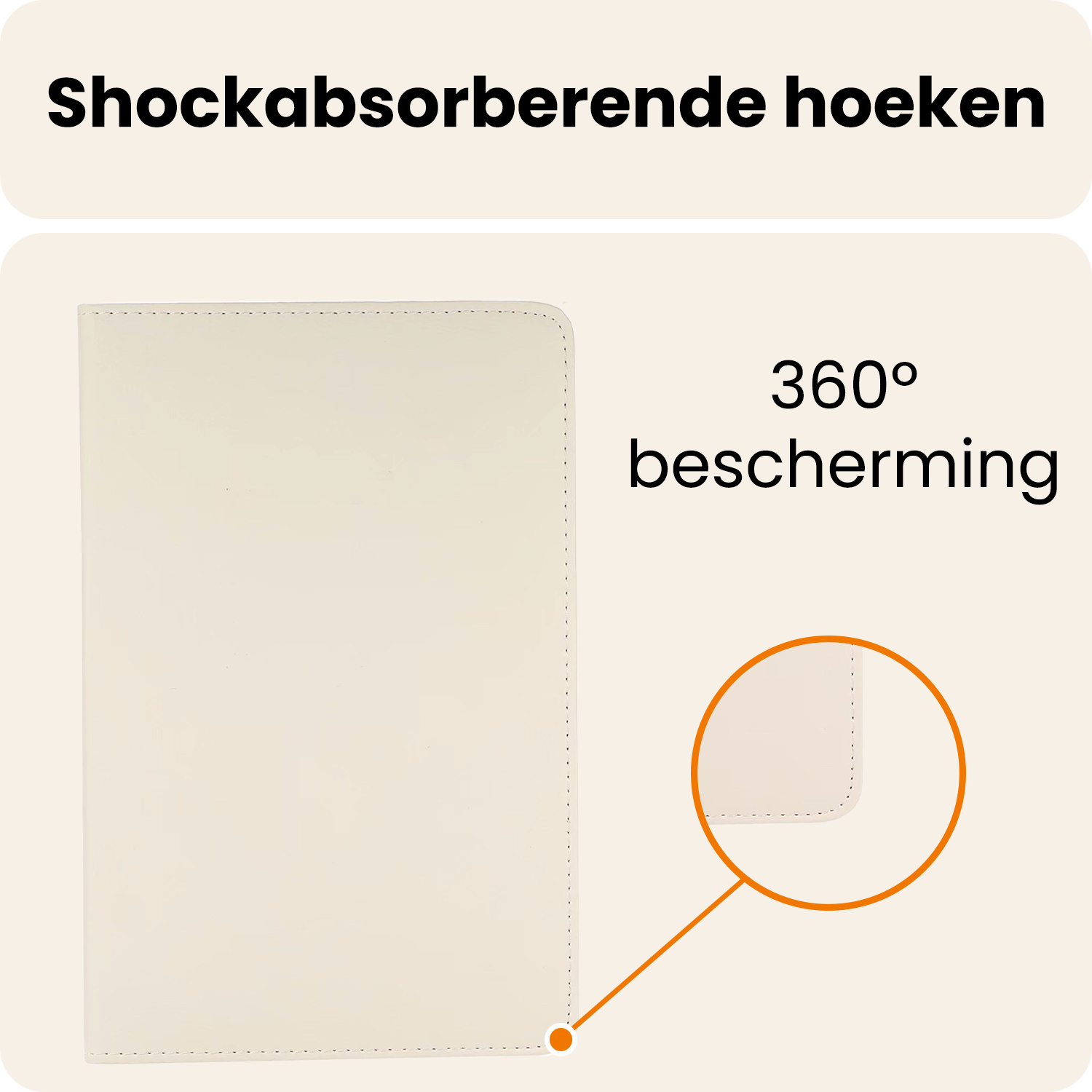 Nomfy Nomfy Samsung Galaxy Tab A9 2023 Hoes Draaibaar Met Screenprotector - Wit