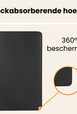 Nomfy Nomfy Samsung Galaxy Tab A9 2023 Hoes Draaibaar Met Screenprotector - Zwart