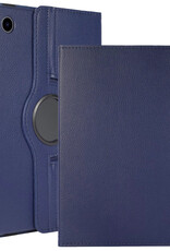 BASEY. BASEY. Samsung Galaxy Tab A9 Plus 2023 Hoes Draaibaar - Donkerblauw