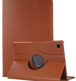 NoXx NoXx Samsung Galaxy Tab A9 Plus 2023 Hoes Draaibaar - Bruin