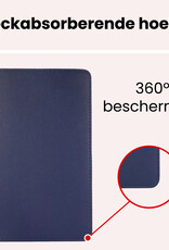 NoXx NoXx Samsung Galaxy Tab A9 Plus 2023 Hoes Draaibaar - Donkerblauw