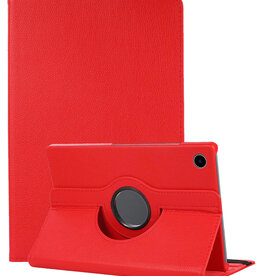 NoXx NoXx Samsung Galaxy Tab A9 Plus 2023 Hoes Draaibaar - Rood