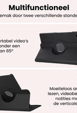 NoXx NoXx Samsung Galaxy Tab A9 Plus 2023 Hoes Draaibaar - Zwart