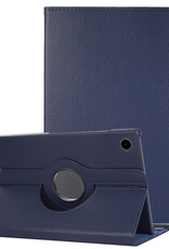 Nomfy Nomfy Samsung Galaxy Tab A9 Plus 2023 Hoes Draaibaar - Donkerblauw