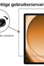 Nomfy Nomfy Samsung Galaxy Tab A9 Plus 2023 Hoes Draaibaar Met Screenprotector - Paars