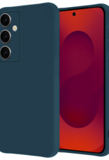NoXx NoXx Samsung Galaxy S25 Plus Hoesje Siliconen - Donkerblauw