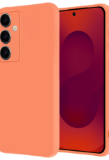 NoXx NoXx Samsung Galaxy S25 Plus Hoesje Siliconen - Perzik