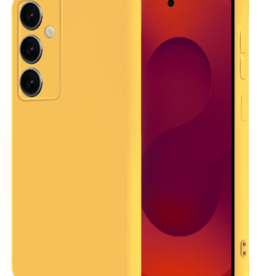 NoXx NoXx Samsung Galaxy S25 Plus Hoesje Siliconen - Geel