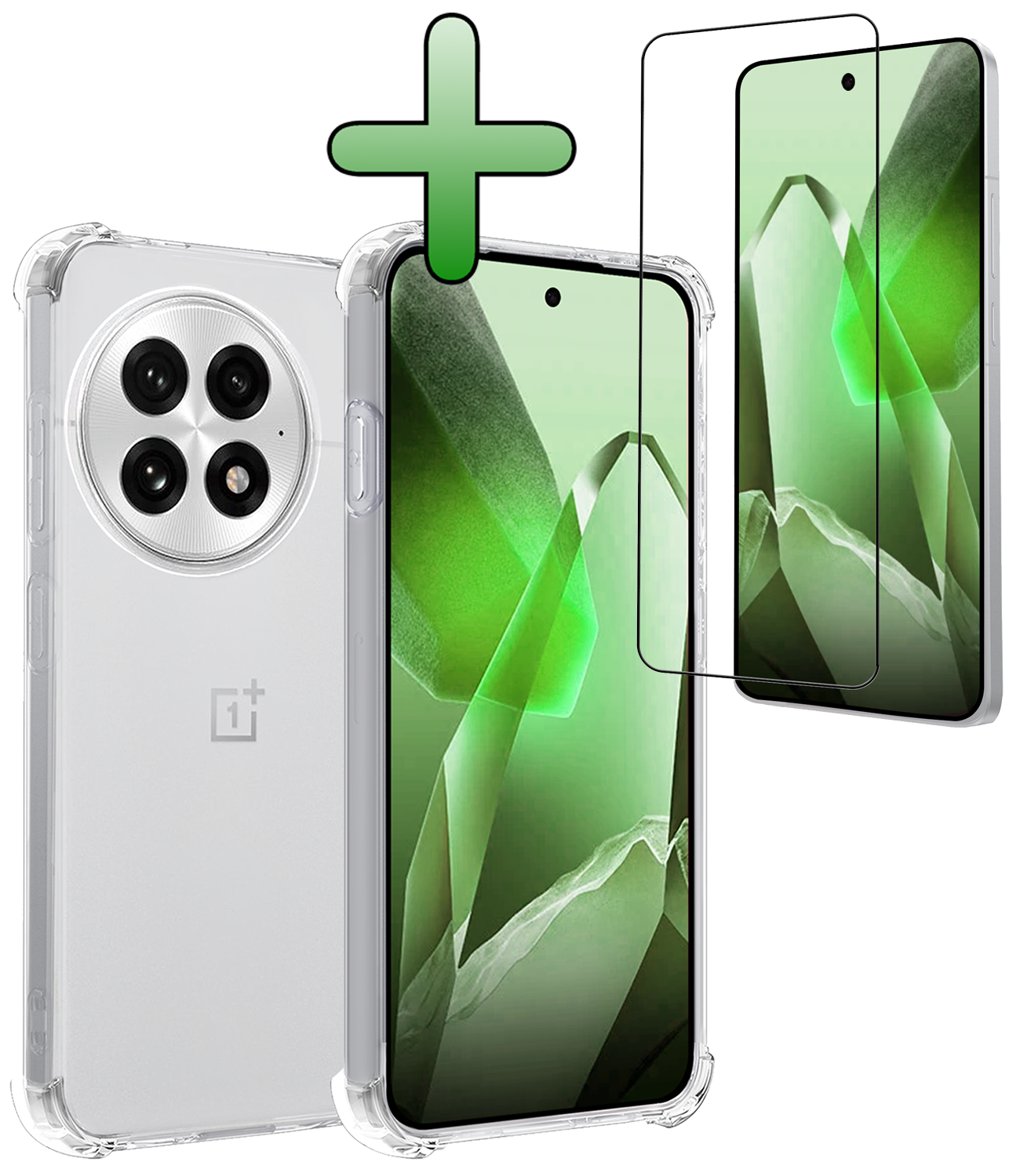 BASEY. BASEY. OnePlus 13R Hoesje Shockproof Met Screenprotector