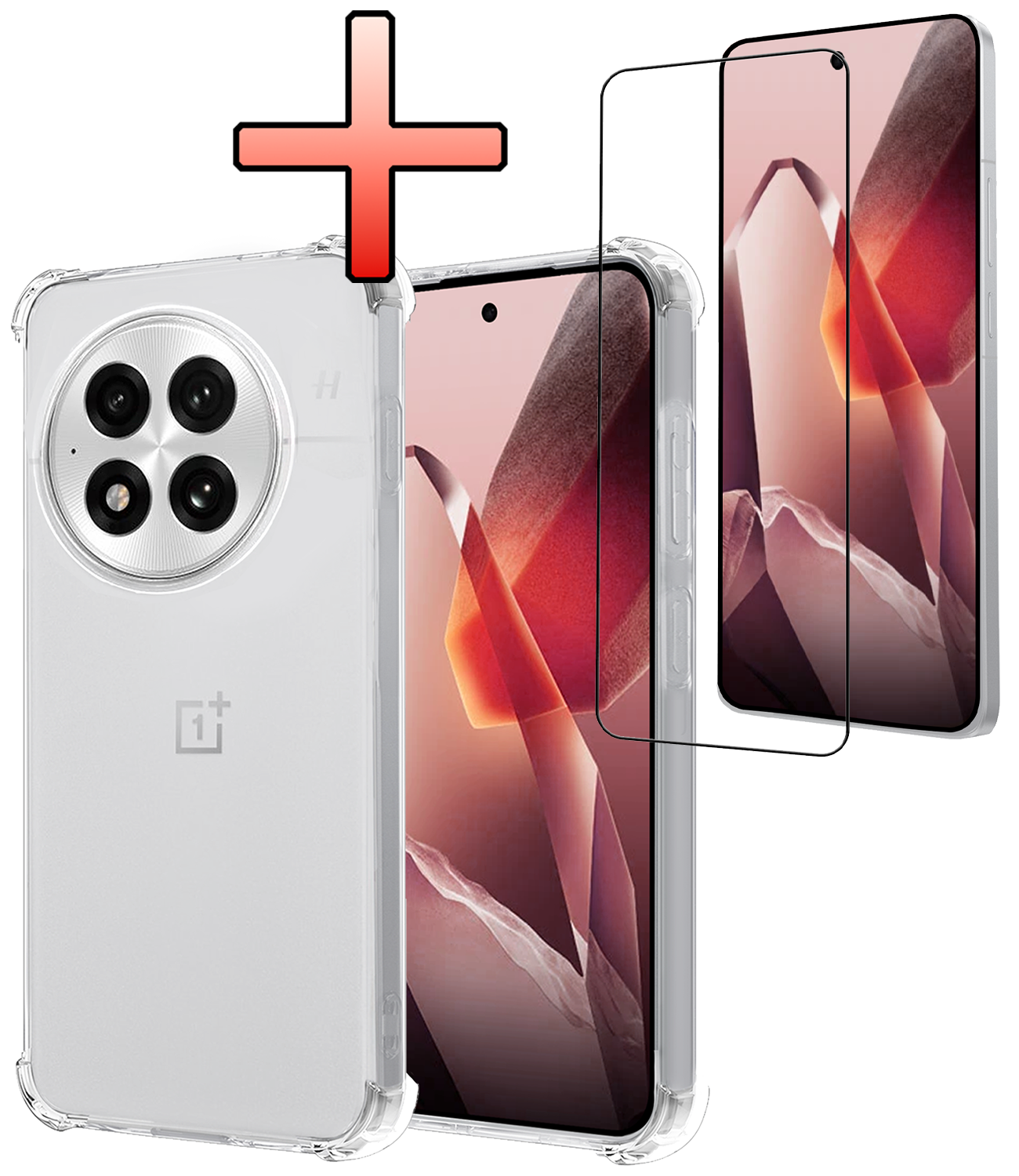 NoXx NoXx OnePlus 13R Hoesje Shockproof Met Screenprotector