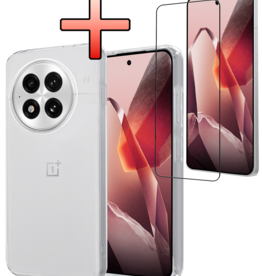 NoXx NoXx OnePlus 13R Hoesje Siliconen Met Screenprotector - Transparant
