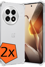 Nomfy Nomfy OnePlus 13R Hoesje Shockproof - Transparant - 2 PACK