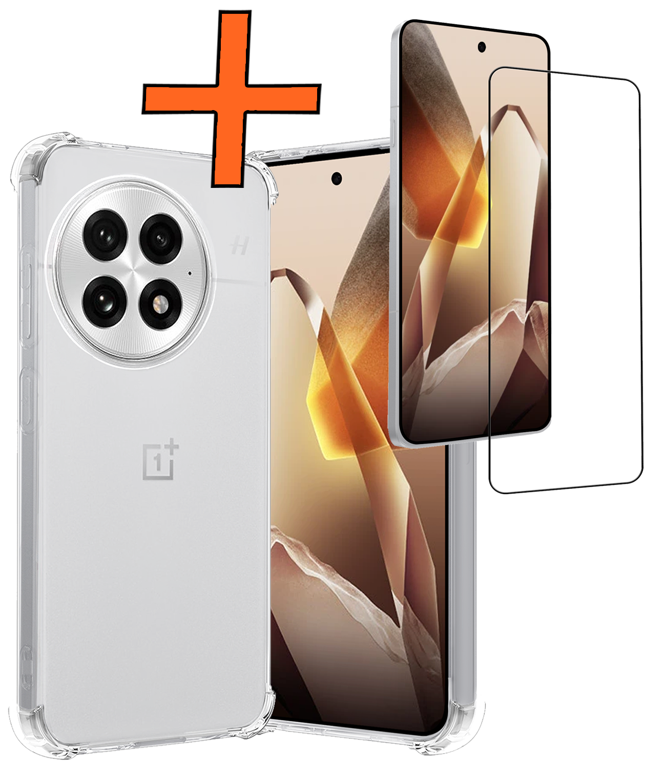 Nomfy Nomfy OnePlus 13R Hoesje Shockproof Met Screenprotector