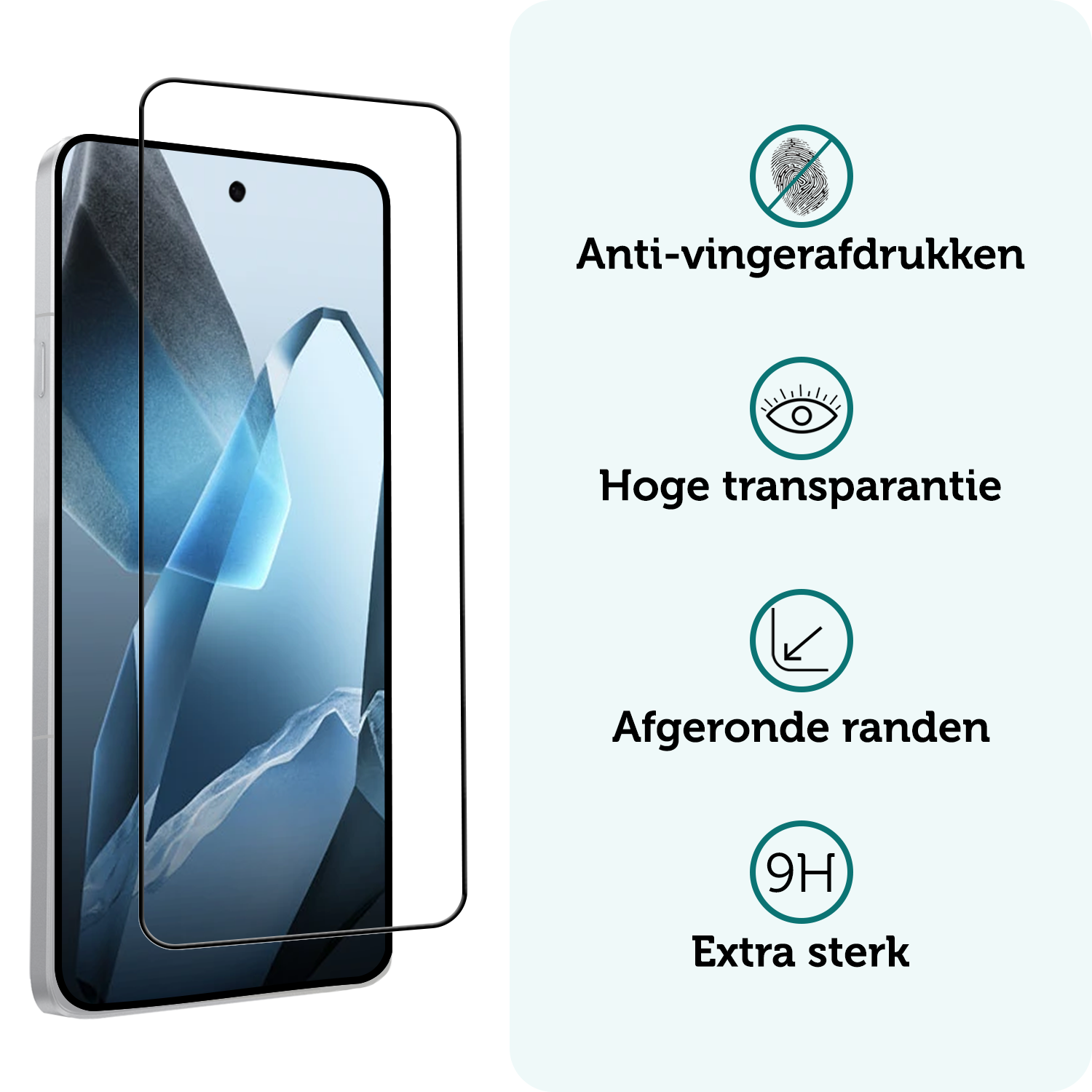 Forterra Forterra OnePlus 13R Hoesje Siliconen Met Screenprotector - Transparant