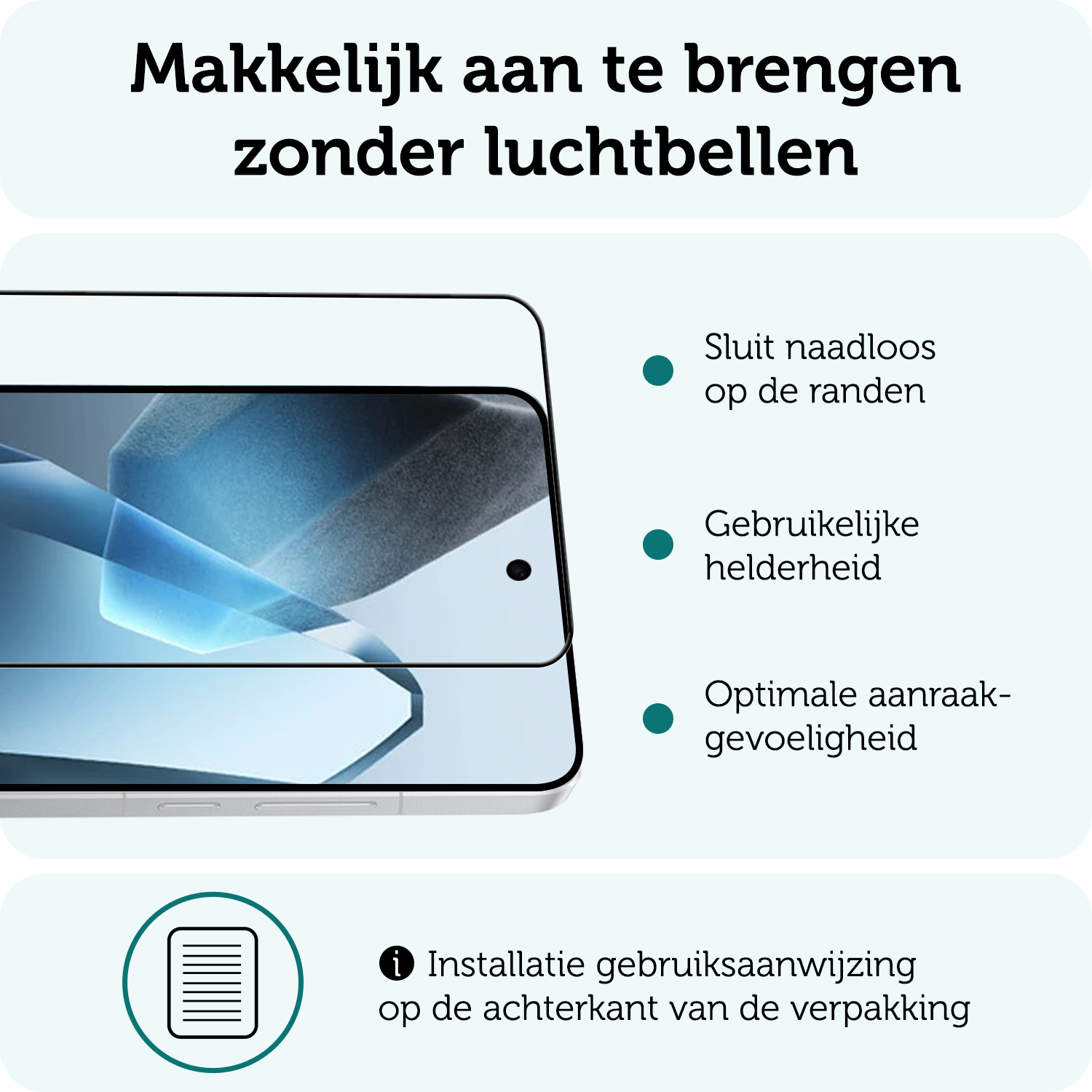 Forterra Forterra OnePlus 13R Hoesje Siliconen Met Screenprotector - Transparant
