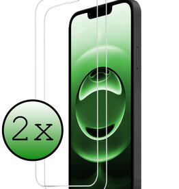 BASEY. BASEY. iPhone 16E Screenprotector Glas Met Dichte Notch - 2 PACK