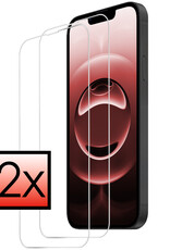 NoXx NoXx iPhone 16E Screenprotector Glas Met Dichte Notch - 2 PACK
