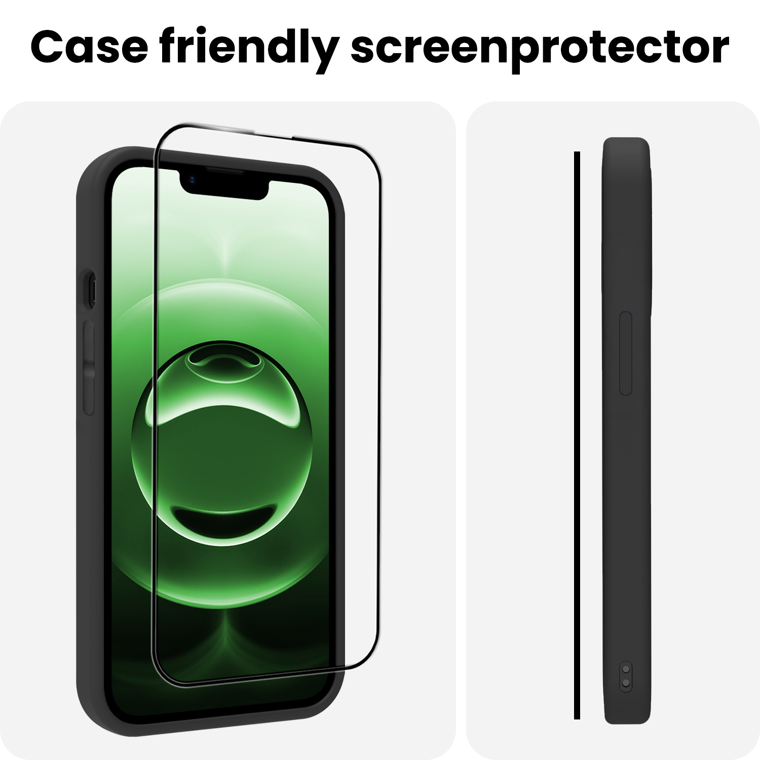 BASEY. BASEY. iPhone 16E Screenprotector Glas Full Cover 2D