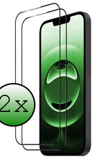 BASEY. BASEY. iPhone 16E Screenprotector Glas Full Cover 2D - 2 PACK