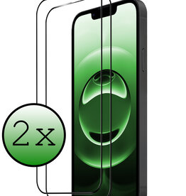 BASEY. BASEY. iPhone 16E Screenprotector Glas Full Cover 2D - 2 PACK