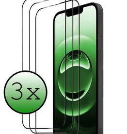 BASEY. BASEY. iPhone 16E Screenprotector Glas Full Cover 2D - 3 PACK