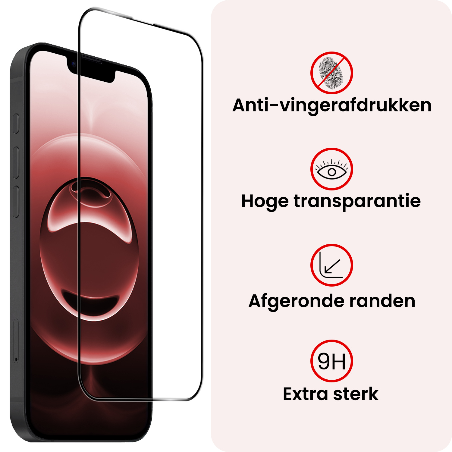 NoXx NoXx iPhone 16E Screenprotector Glas Full Cover 2D