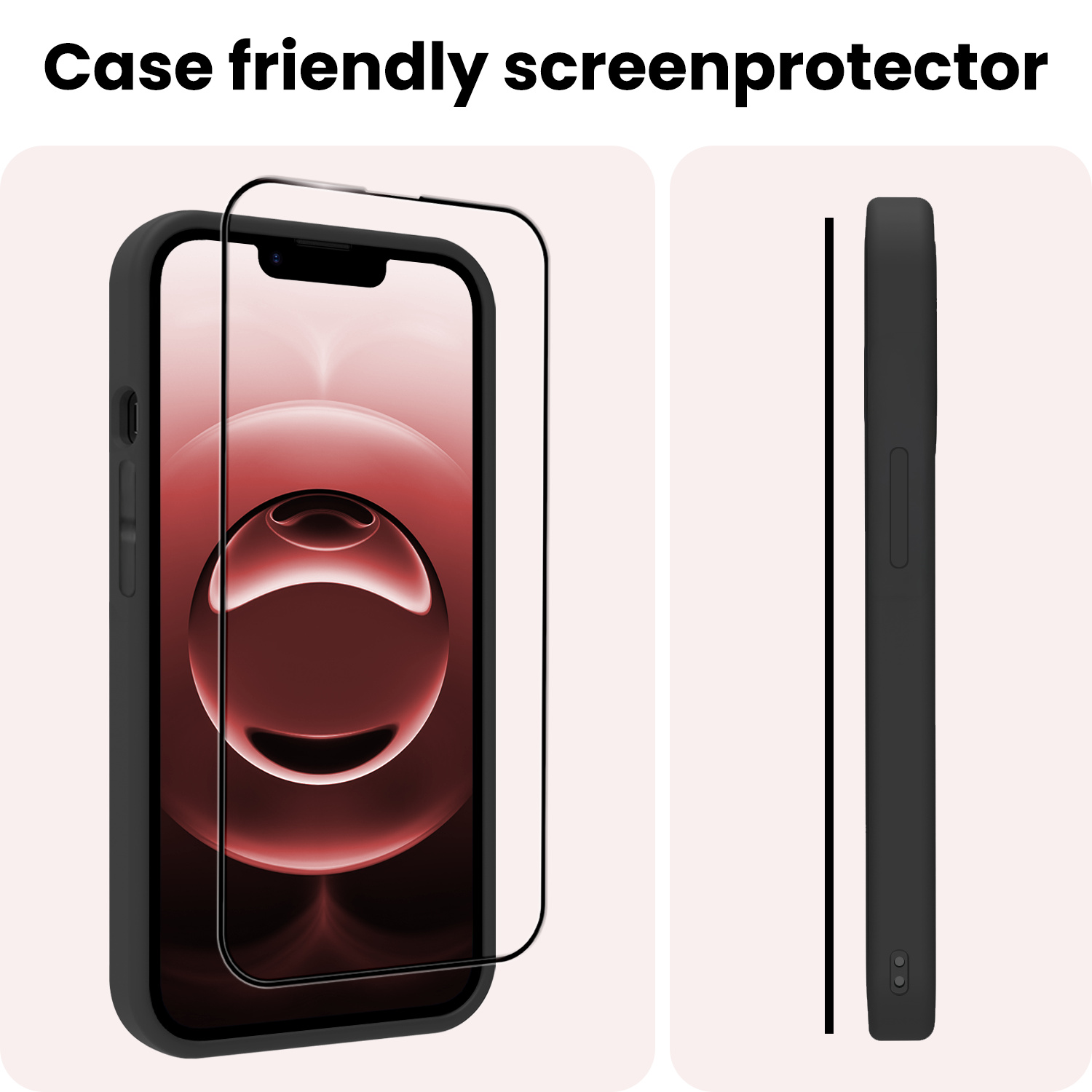 NoXx NoXx iPhone 16E Screenprotector Glas Full Cover 2D - 3 PACK