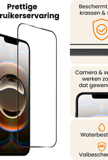 Nomfy Nomfy iPhone 16E Screenprotector Glas Full Cover 2D - 3 PACK