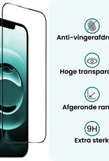 Forterra Forterra iPhone 16E Screenprotector Glas Full Cover 2D - 3 PACK