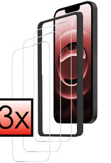 NoXx NoXx iPhone 16E Screenprotector Met Installatieframe - 3 PACK